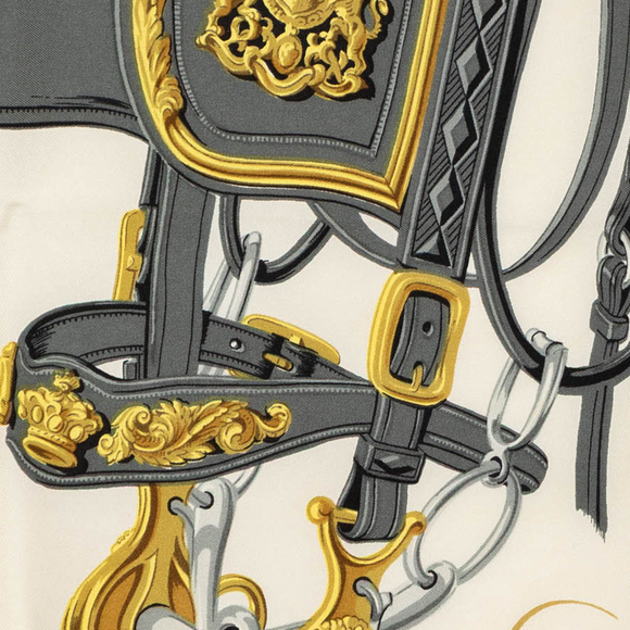 Pre-Loved Hermes Brides de Gala Silk Scarf 90 - Picture 6 of 10